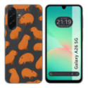 Funda Silicona Transparente para Samsung Galaxy A26 5G diseño Capibara 02 Dibujos