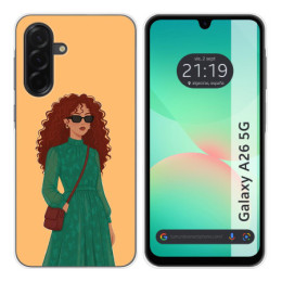 Funda Silicona para Samsung Galaxy A26 5G diseño Mujer 06...
