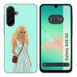 Funda Silicona para Samsung Galaxy A26 5G diseño Mujer 07...
