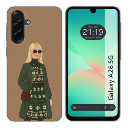 Funda Silicona para Samsung Galaxy A26 5G diseño Mujer 08...