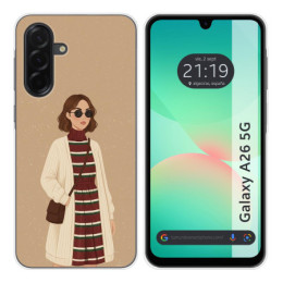 Funda Silicona para Samsung Galaxy A26 5G diseño Mujer 09...