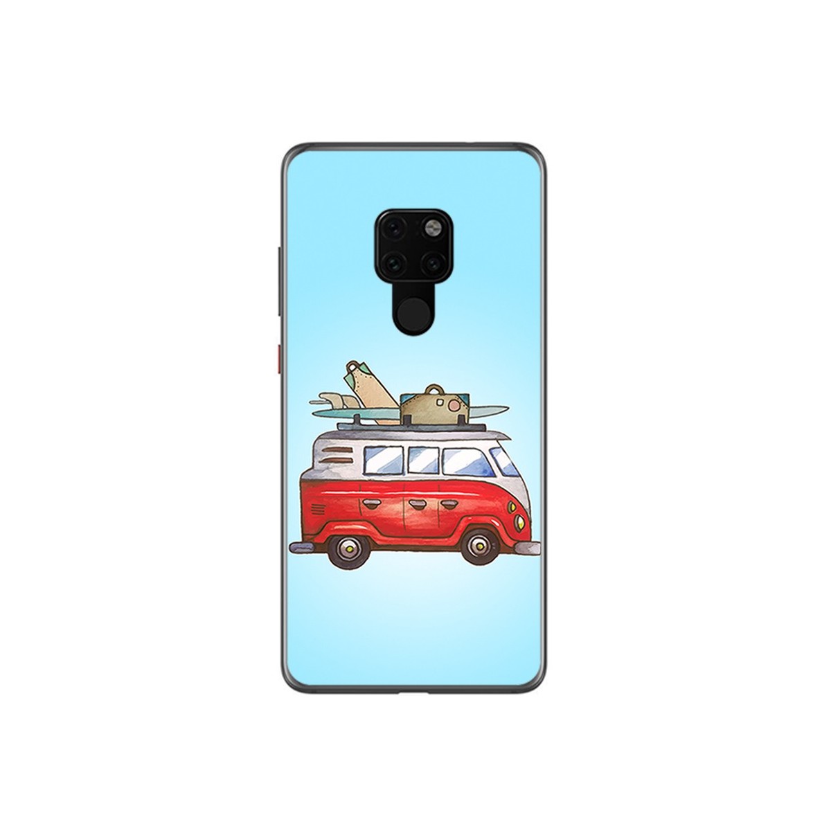 Funda Gel Tpu para Huawei Mate 20 Diseño Furgoneta Dibujos
