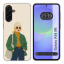 Funda Silicona para Samsung Galaxy A56 5G diseño Mujer 03 Dibujos