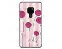 Funda Gel Tpu para Huawei Mate 20 Diseño Flores Vintage Dibujos