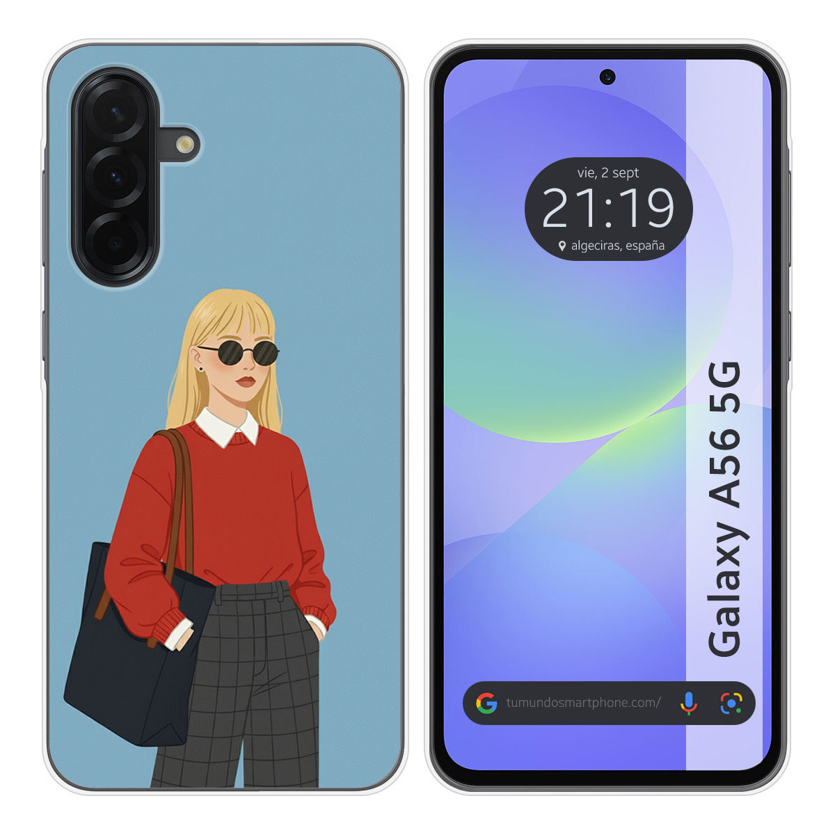Funda Silicona para Samsung Galaxy A56 5G...