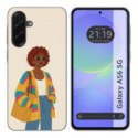 Funda Silicona para Samsung Galaxy A56 5G diseño Mujer 05 Dibujos