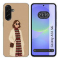 Funda Silicona para Samsung Galaxy A56 5G diseño Mujer 09 Dibujos