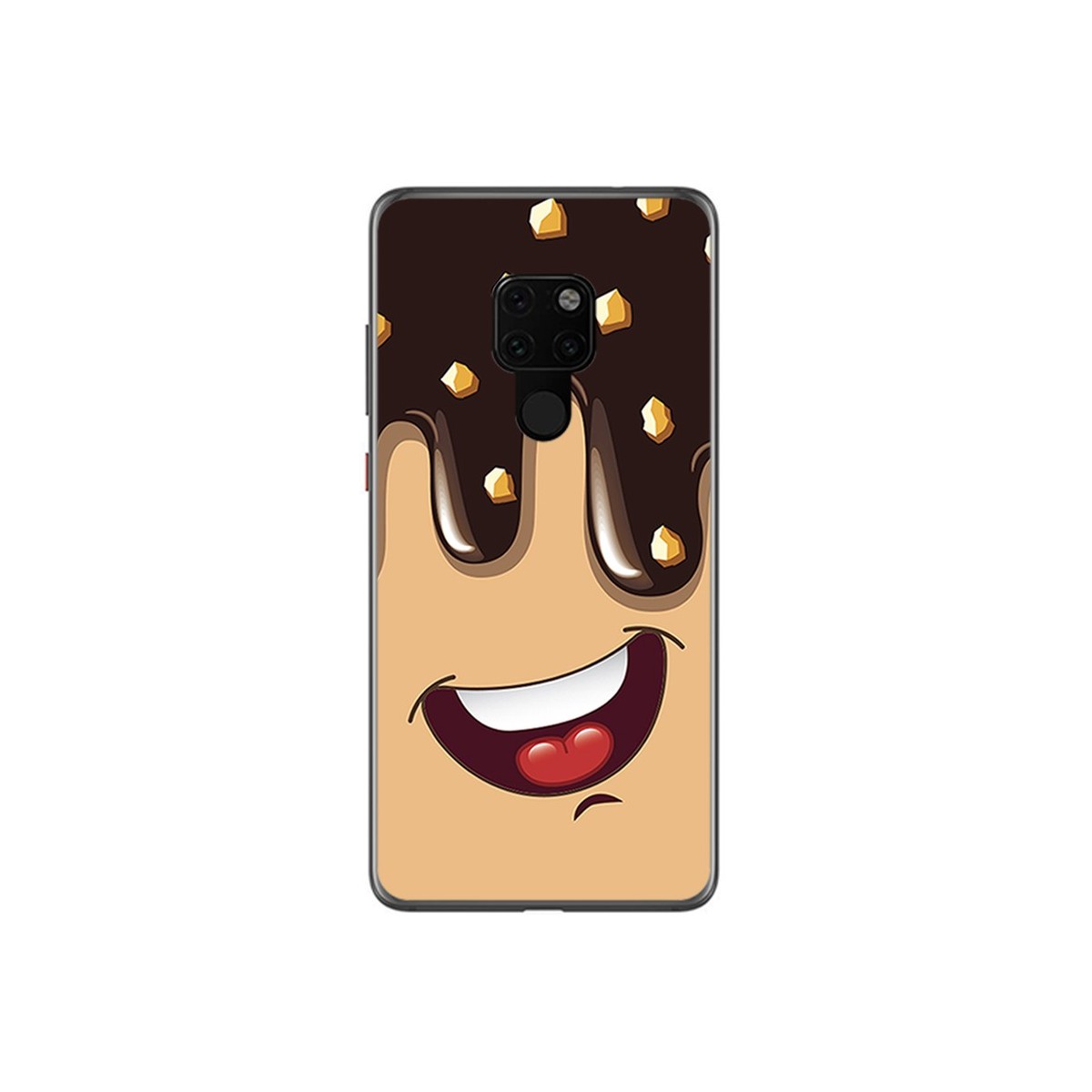 Funda Gel Tpu para Huawei Mate 20 Diseño Helado Chocolate Dibujos