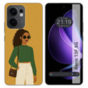 Funda Silicona para Oppo Reno 13F 4G / 13 F 5G diseño Mujer 02 Dibujos