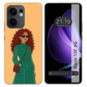 Funda Silicona para Oppo Reno 13F 4G / 13 F 5G diseño Mujer 06 Dibujos