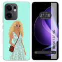 Funda Silicona para Oppo Reno 13F 4G / 13 F 5G diseño Mujer 07 Dibujos