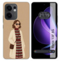 Funda Silicona para Oppo Reno 13F 4G / 13 F 5G diseño Mujer 09 Dibujos