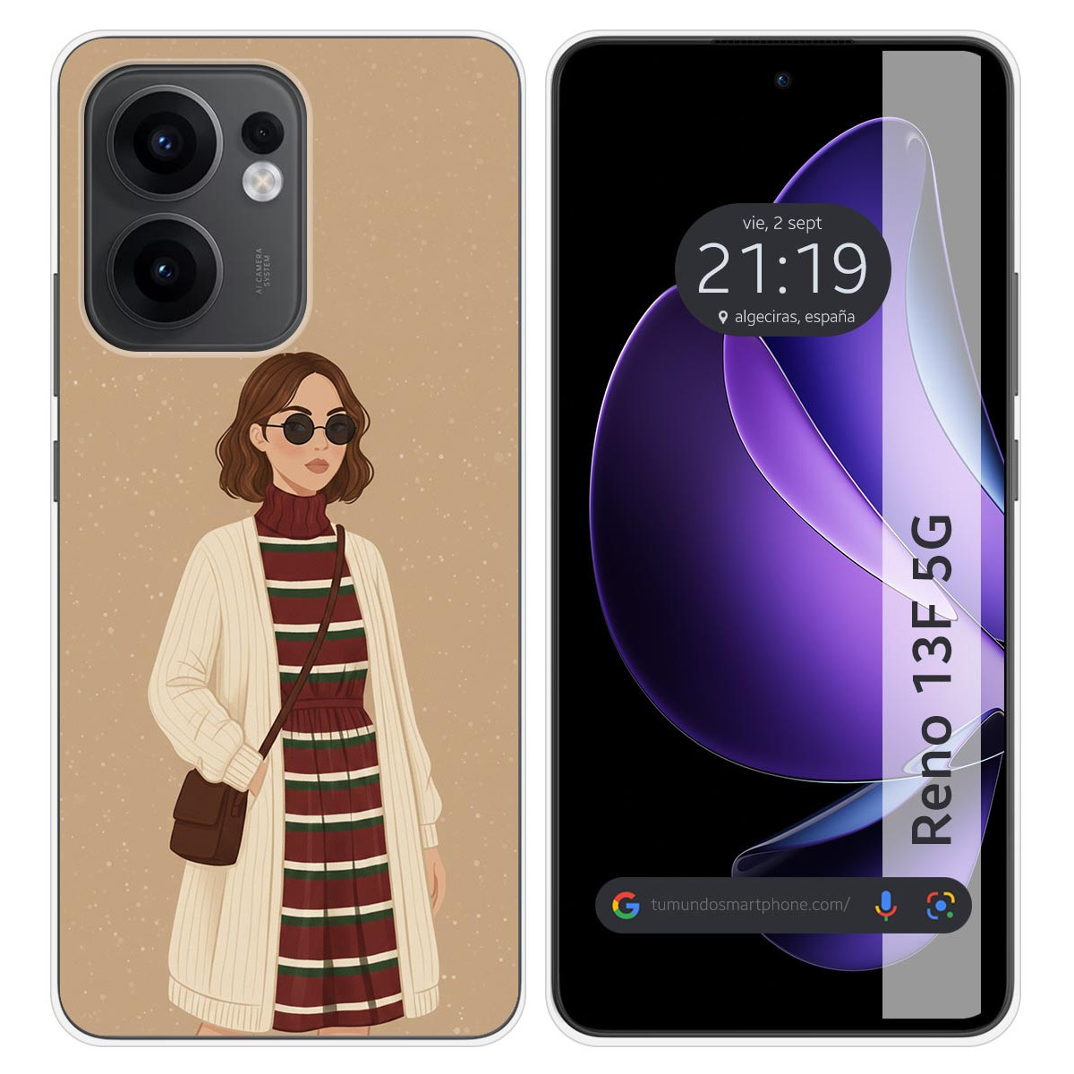 Funda Silicona para Oppo Reno 13F 4G / 13 F 5G...