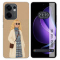 Funda Silicona para Oppo Reno 13F 4G / 13 F 5G diseño Mujer 10 Dibujos