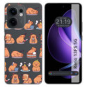 Funda Silicona Transparente para Oppo Reno 13FS 4G / 13 FS 5G diseño Capibara 01 Dibujos