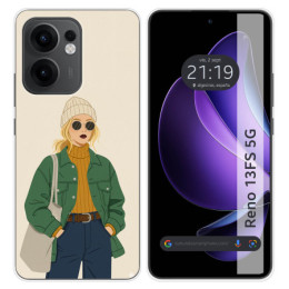 Funda Silicona para Oppo Reno 13FS 4G / 13 FS 5G diseño...