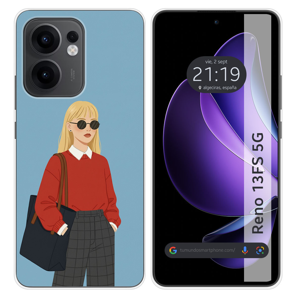 Funda Silicona para Oppo Reno 13FS 4G / 13 FS...