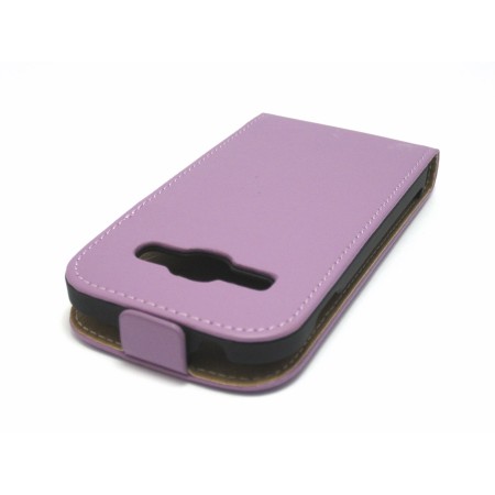Funda Piel Premium Samsung Galaxy Ace 3 S7270 / S7272 / S7275 Morada