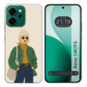 Funda Silicona para Oppo Reno 14 FS / 14FS 5G diseño Mujer 03 Dibujos