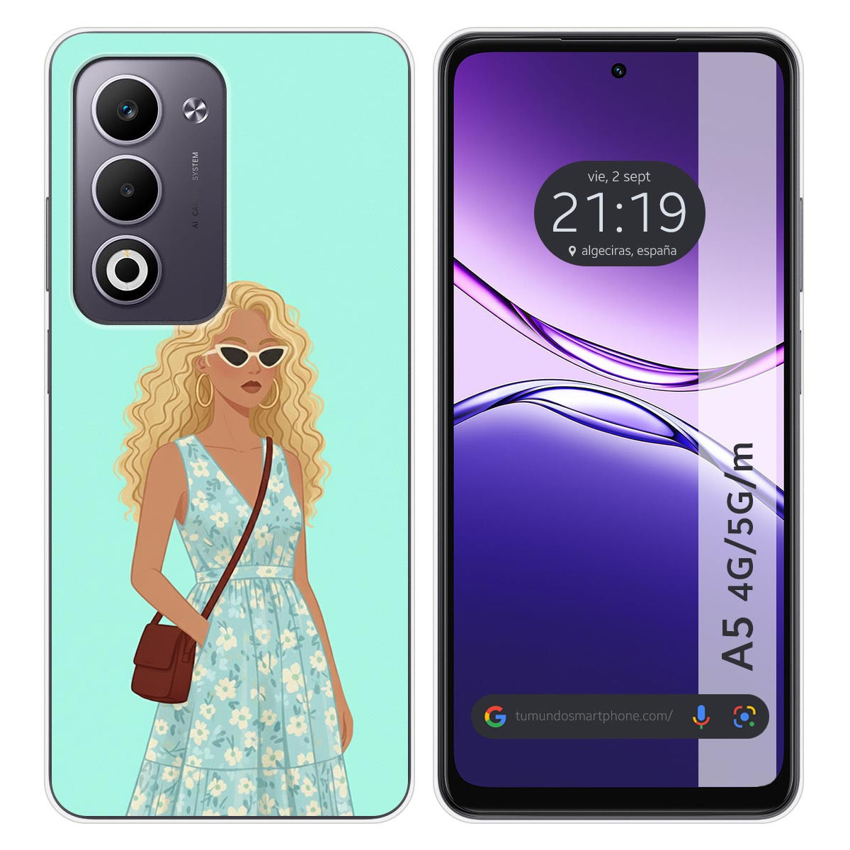 Funda Silicona para Oppo A5m / A5 4G / 5G...