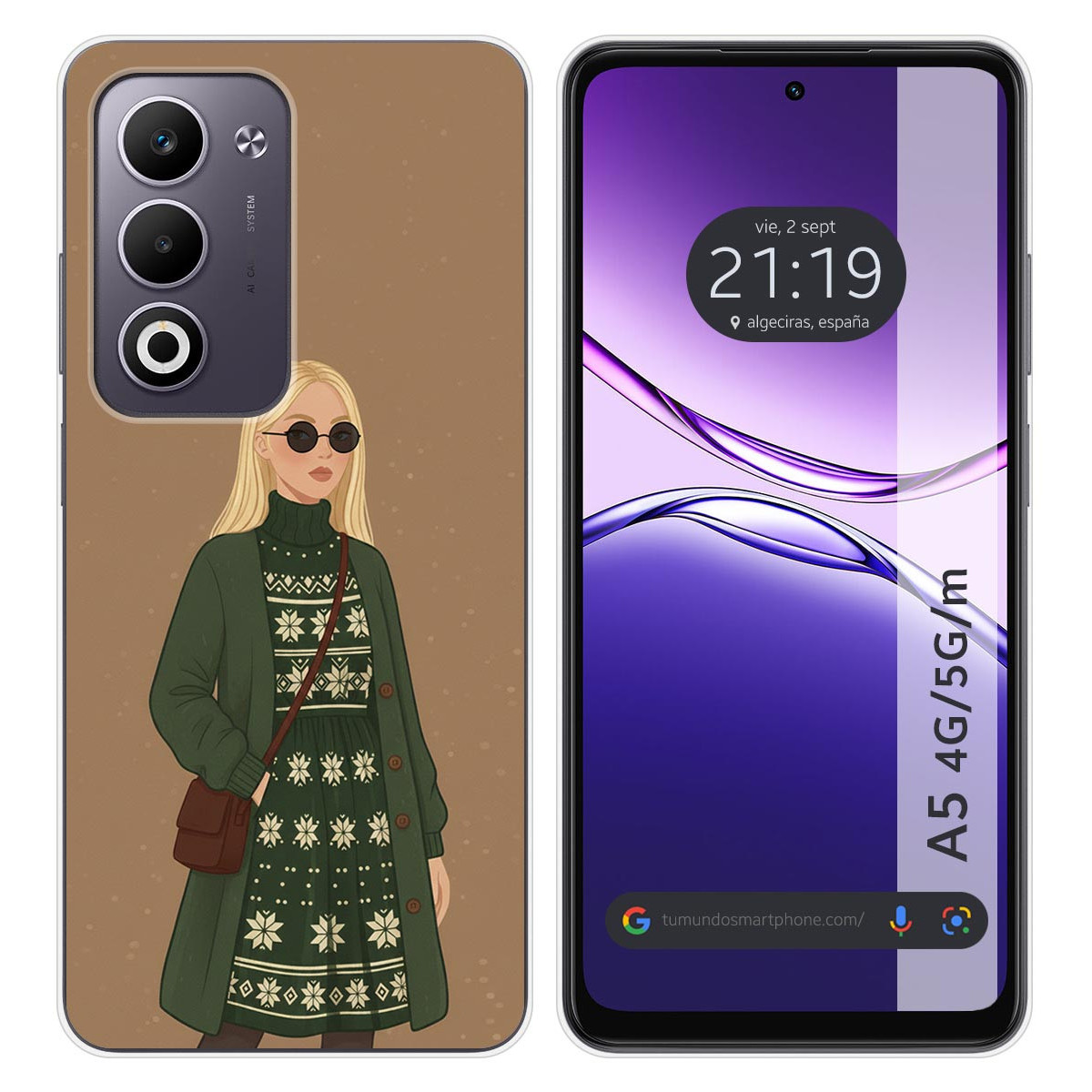 Funda Silicona para Oppo A5m / A5 4G / 5G...