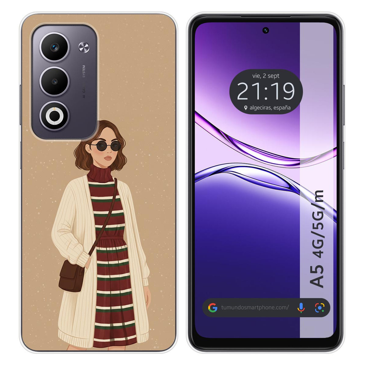 Funda Silicona para Oppo A5m / A5 4G / 5G...