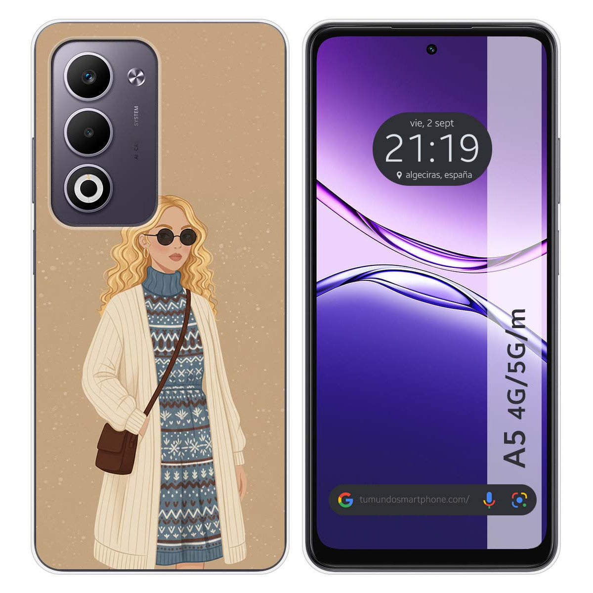 Funda Silicona para Oppo A5m / A5 4G / 5G...