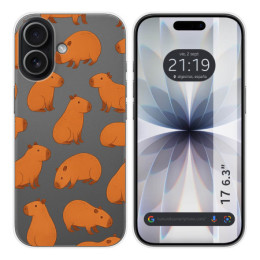 Funda Silicona Transparente para Iphone 17 (6.3) diseño...