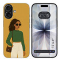 Funda Silicona para Iphone 17 (6.3) diseño Mujer 02 Dibujos