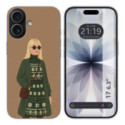 Funda Silicona para Iphone 17 (6.3) diseño Mujer 08 Dibujos