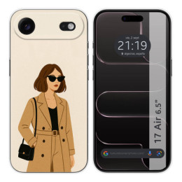 Funda Silicona para Iphone 17 Air (6.5) diseño Mujer 01...