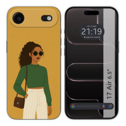 Funda Silicona para Iphone 17 Air (6.5) diseño Mujer 02...