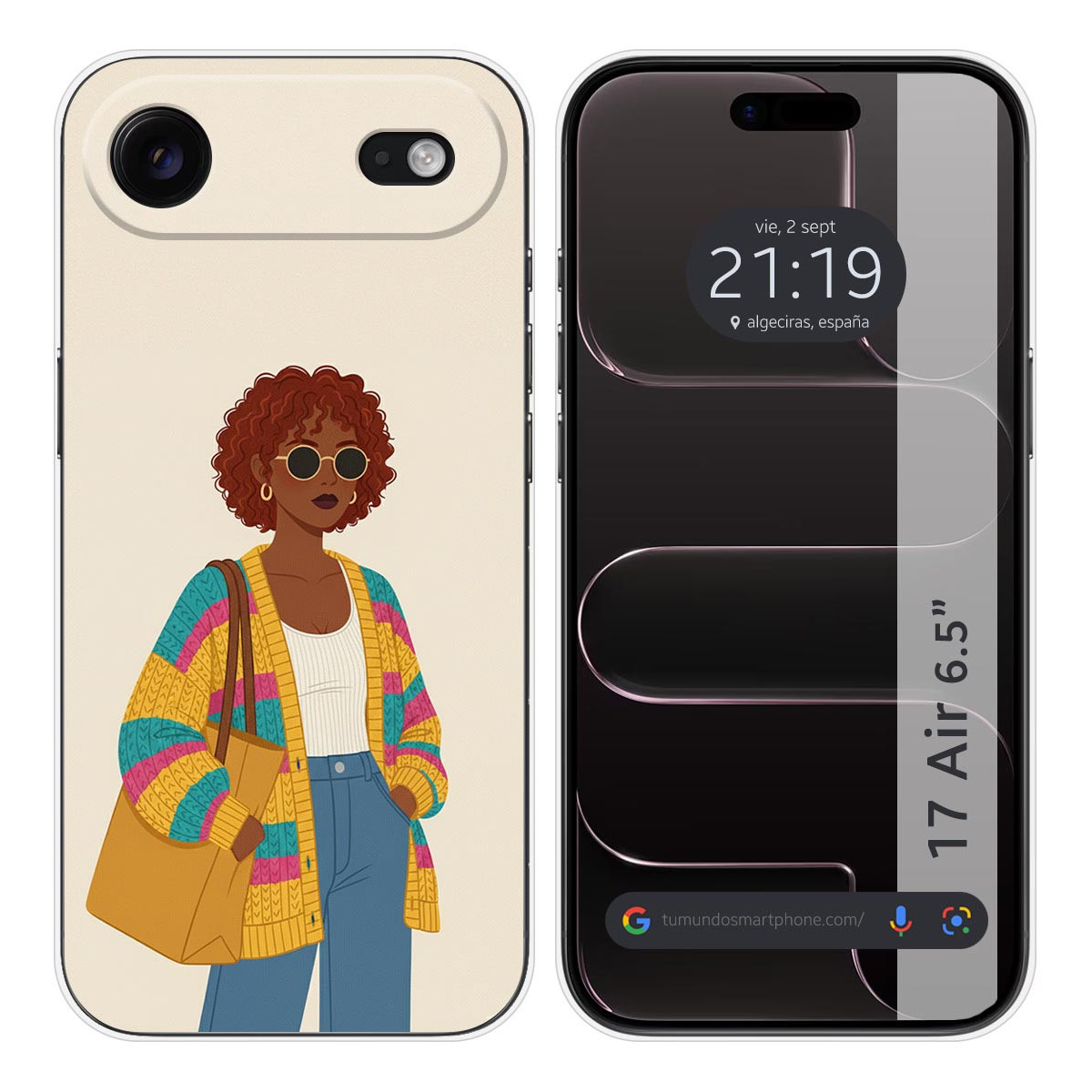 Funda Silicona para Iphone 17 Air (6.5) diseño...