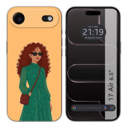 Funda Silicona para Iphone 17 Air (6.5) diseño Mujer 06...