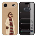 Funda Silicona para Iphone 17 Air (6.5) diseño Mujer 09 Dibujos