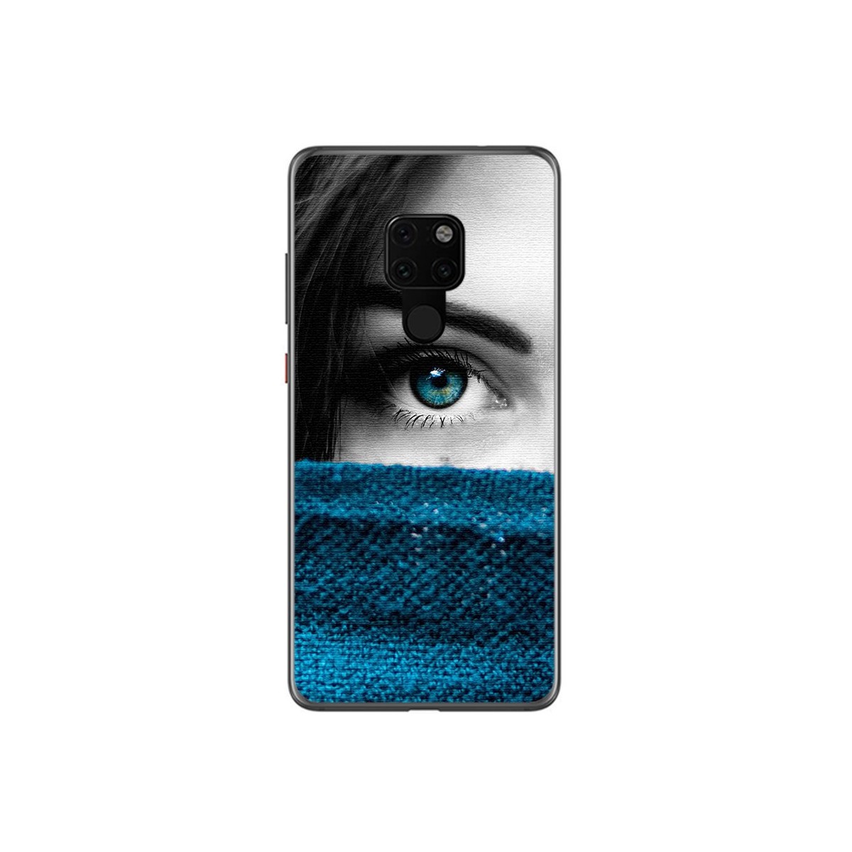 Funda Gel Tpu para Huawei Mate 20 Diseño Ojo Dibujos