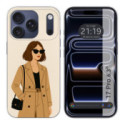 Funda Silicona para Iphone 17 Pro (6.3) diseño Mujer 01 Dibujos