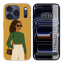 Funda Silicona para Iphone 17 Pro (6.3) diseño Mujer 02 Dibujos