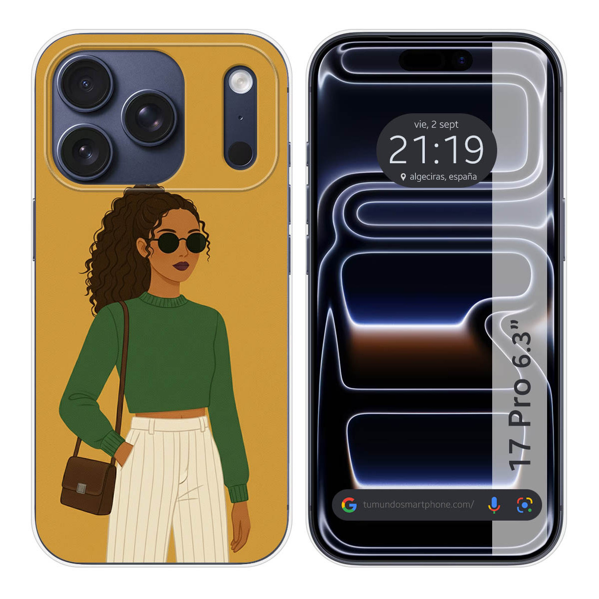 Funda Silicona para Iphone 17 Pro (6.3) diseño...