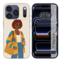 Funda Silicona para Iphone 17 Pro (6.3) diseño Mujer 05 Dibujos