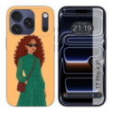 Funda Silicona para Iphone 17 Pro (6.3) diseño Mujer 06 Dibujos