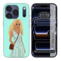 Funda Silicona para Iphone 17 Pro (6.3) diseño Mujer 07 Dibujos