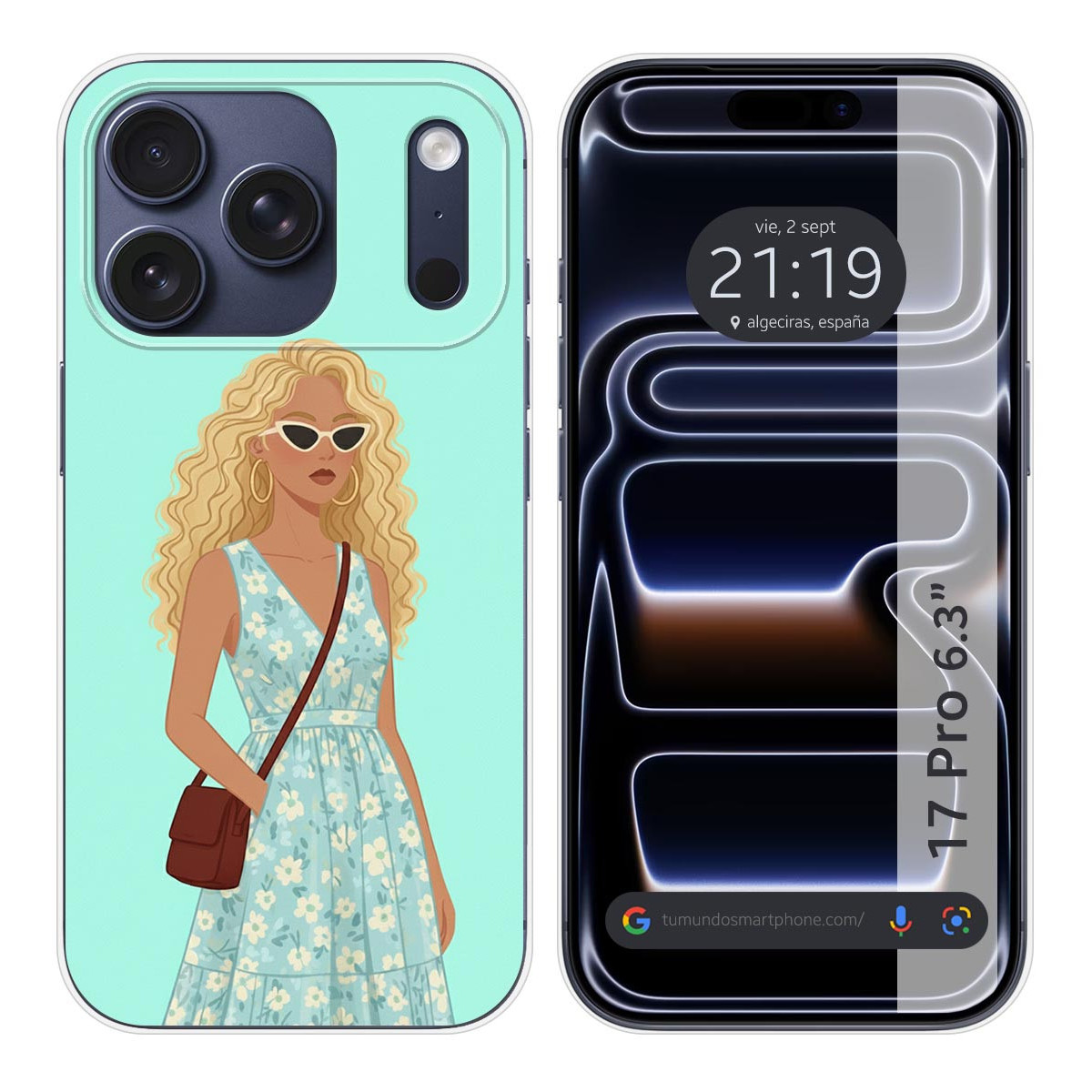 Funda Silicona para Iphone 17 Pro (6.3) diseño...