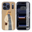 Funda Silicona para Iphone 17 Pro (6.3) diseño Mujer 10 Dibujos