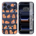 Funda Silicona Transparente para Iphone 17 Pro Max (6.9) diseño Capibara 01 Dibujos