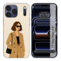 Funda Silicona para Iphone 17 Pro Max (6.9) diseño Mujer 01 Dibujos