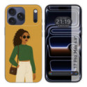 Funda Silicona para Iphone 17 Pro Max (6.9) diseño Mujer 02 Dibujos