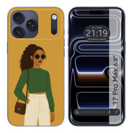 Funda Silicona para Iphone 17 Pro Max (6.9) diseño Mujer...