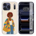 Funda Silicona para Iphone 17 Pro Max (6.9) diseño Mujer 05 Dibujos