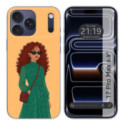 Funda Silicona para Iphone 17 Pro Max (6.9) diseño Mujer 06 Dibujos